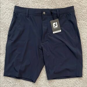 FootJoy Blue Flat Front Golf Shorts